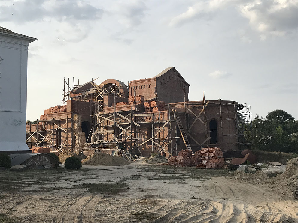 Храм Різдва Іоанна Предтечі у процесі відновлення. 2018